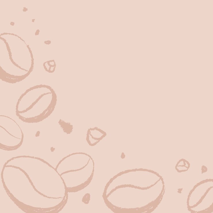 Vetor grátis vetor de fundo de postagem de café no instagram