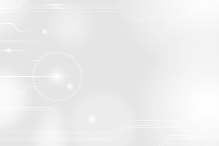 Vetor grátis vetor de fundo de tecnologia de rede futurista em tom branco
