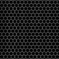 Vetor grátis vetor de fundo estampado hexagonal branco