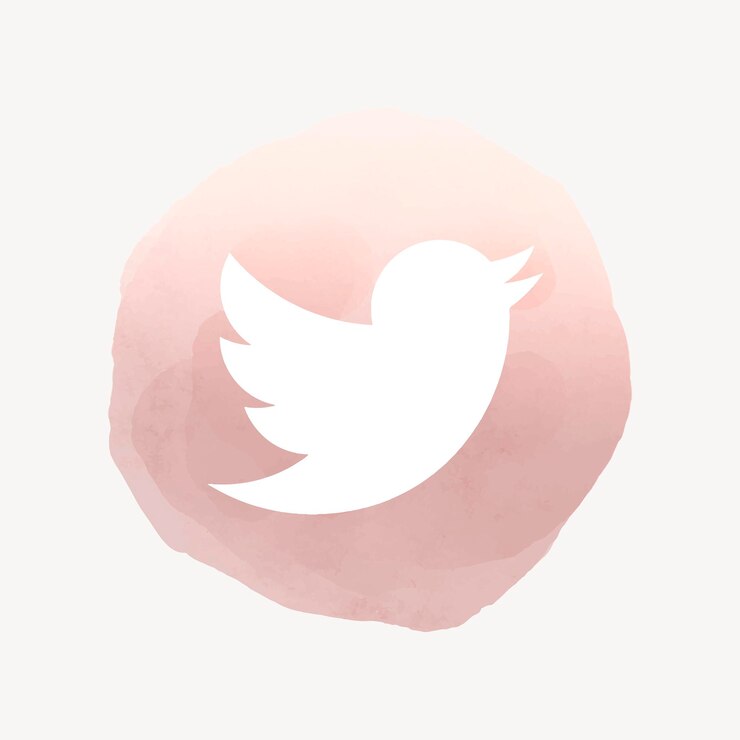 Vetor grátis vetor de ícone do app twitter com um efeito gráfico em aquarela. 2 de agosto de 2021 - banguecoque, tailândia