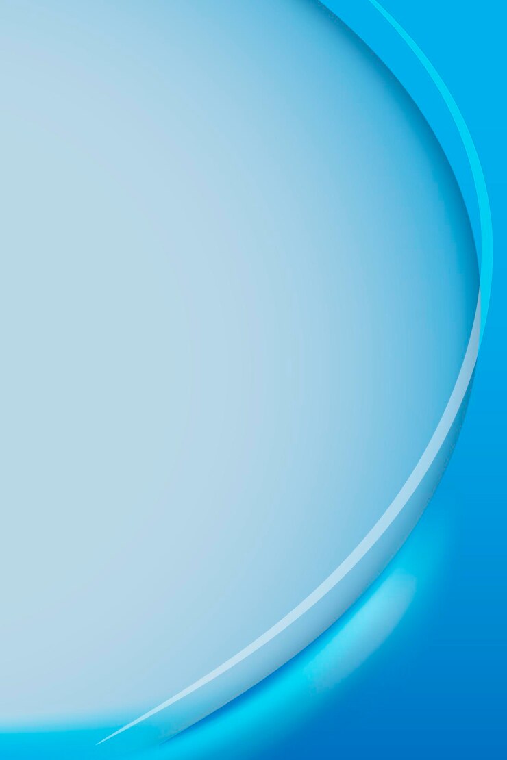 Vetor grátis vetor de modelo de quadro de curva de azul cerúleo