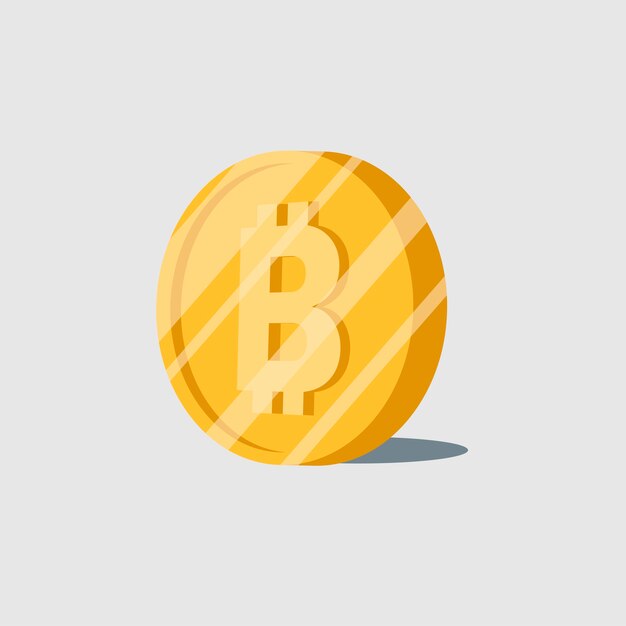 Vetor grátis vetor de símbolo de dinheiro eletrônico cryptocurrency bitcoin