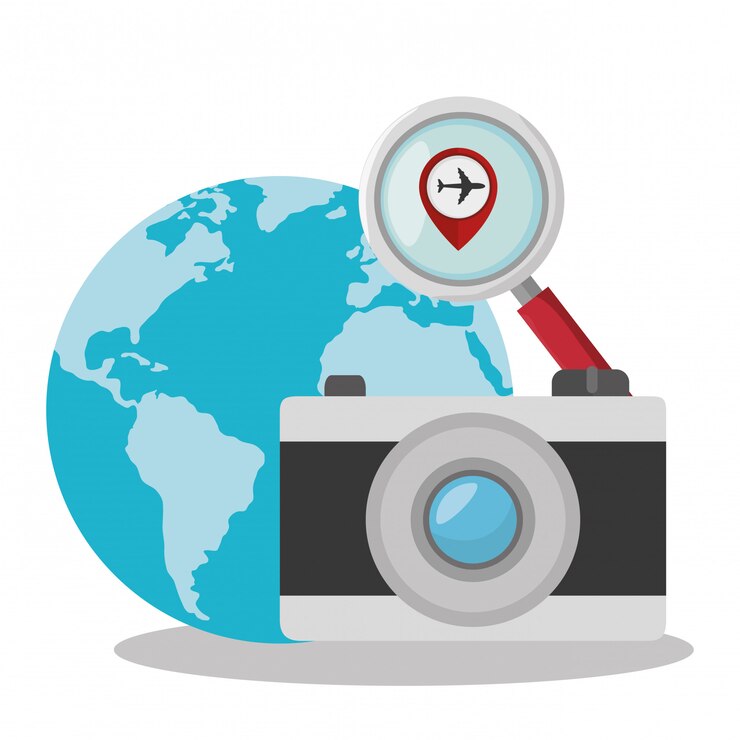Vetor grátis viajar ao redor do mundo