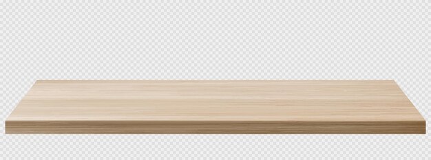 Vista em perspectiva de mesa de madeira superfície da mesa de madeira