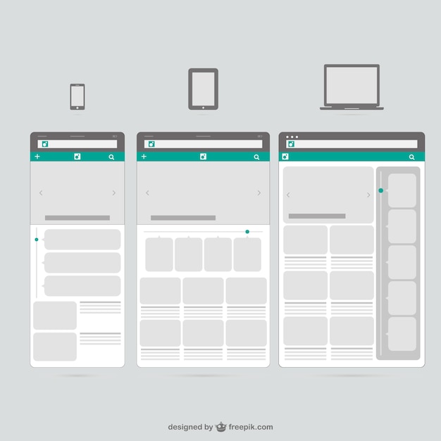 Web templates dispositivos móveis