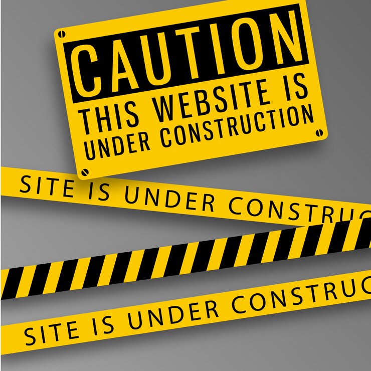 Vetor grátis website cautela fundo