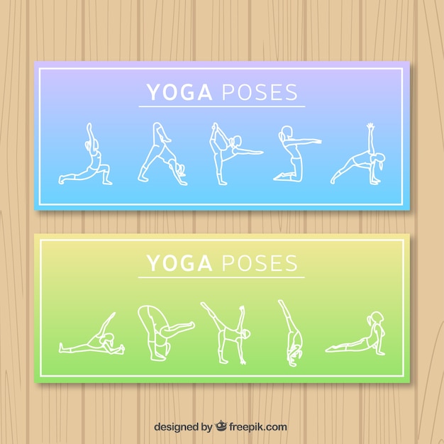 Yoga coloca banners