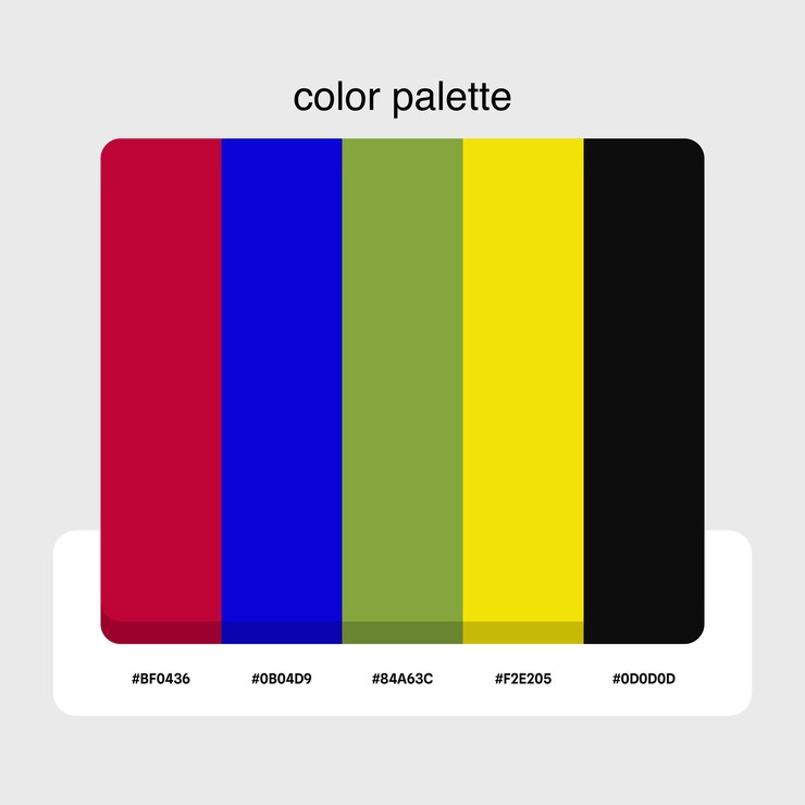 Vetor 0113 paletas de cores com códigos de cores colorido azul verde brilhante ouro laranja mm