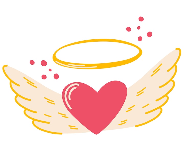 Vetor 0290_heart_wing