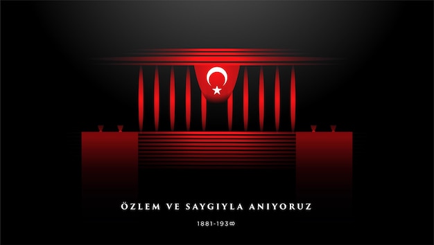 10 de novembro - Aniversário da morte de Ataturk. Traduza 10 Kasim Ataturk'u anma gunu.