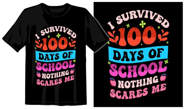 100 days of awesome tshirt design personalizado 100 days tshirt design engraçado 100 dias tshirt des