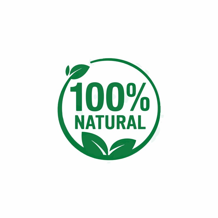 100 Rótulo do produto natural