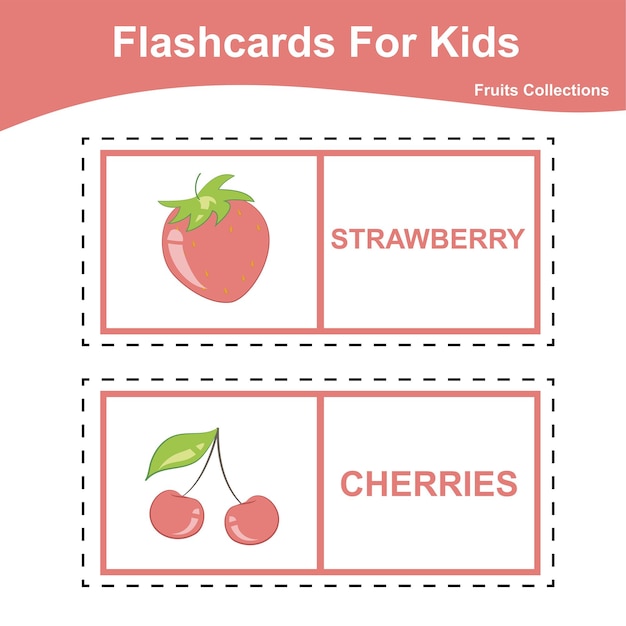 125 flashcards de frutas