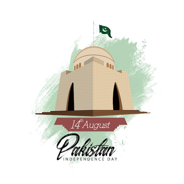 14 de agosto do feriado do dia da independência do paquistão, bandeira do paquistão