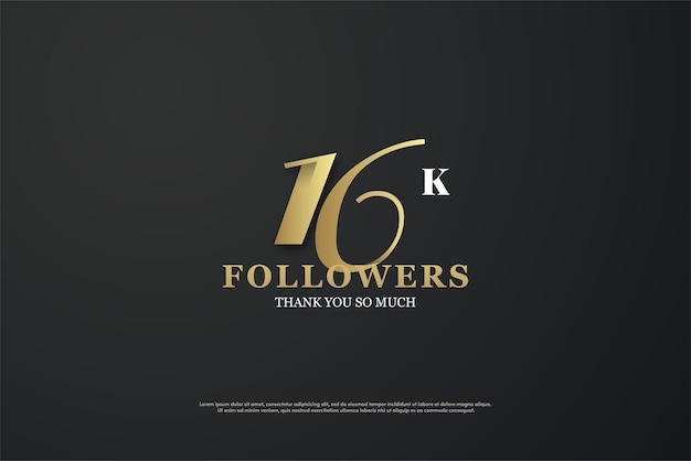 16k seguidores com números de ouro clássicos.