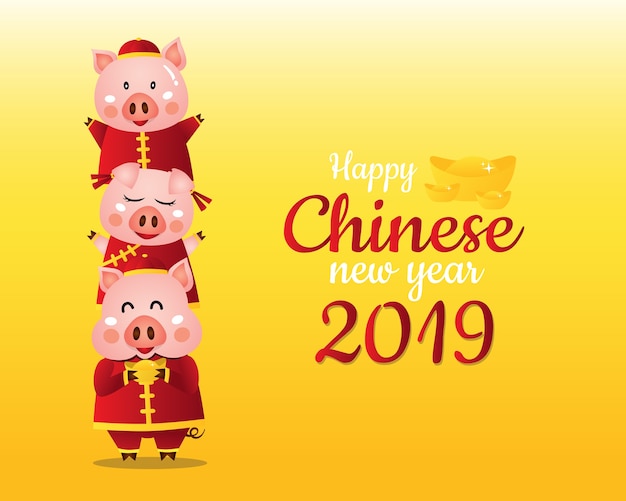 2019 ano novo chinês do porco