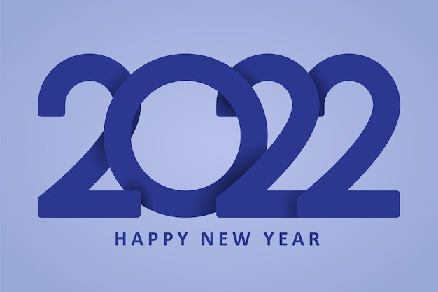 2022 design de fundo de ilustração de ano novo