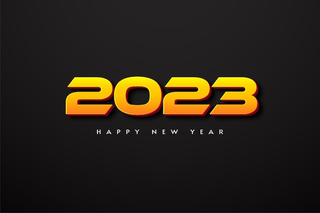 Vetor 2023 feliz ano novo celebrações