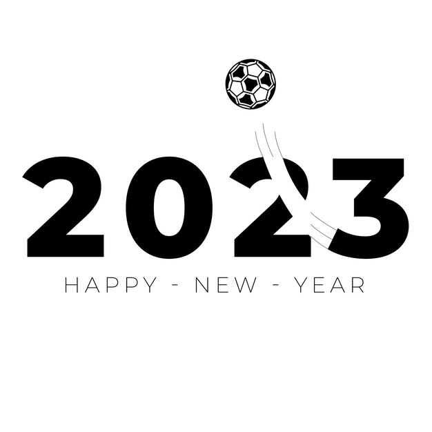 2023 Futebol Feliz Ano Novo Modelo para download gratuito no Pngtree