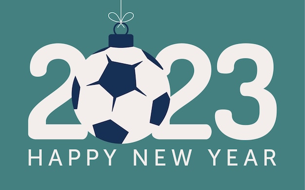 2023 Futebol Feliz Ano Novo PNG , Enfeite, Criativo, Futebol Imagem PNG e  Vetor Para Download Gratuito