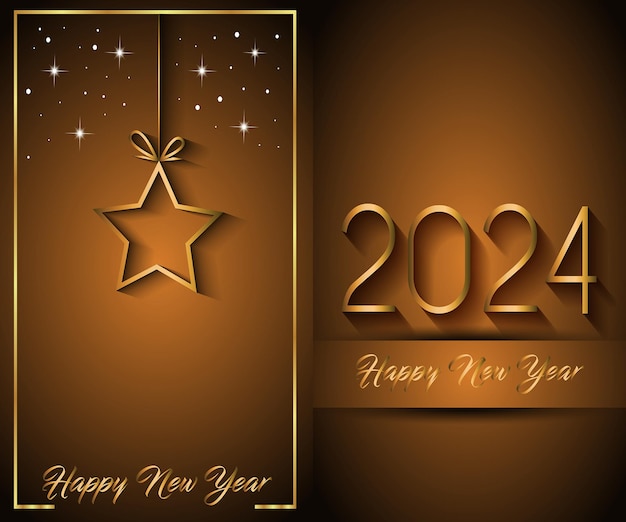 2024 feliz ano novo fundo para seus convites sazonais cartazes festivos cartões de saudação