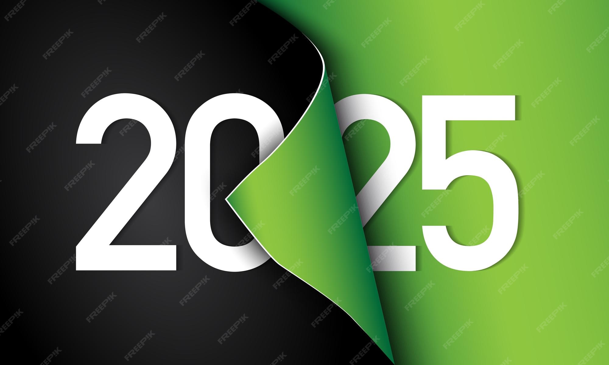 2025 feliz ano novo desenho de fundo Vetor Premium