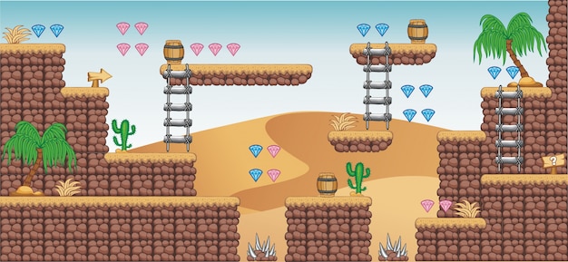 2d tileset platform game 9