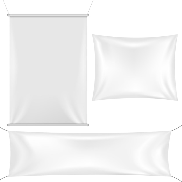 3 Banner de modelo em branco