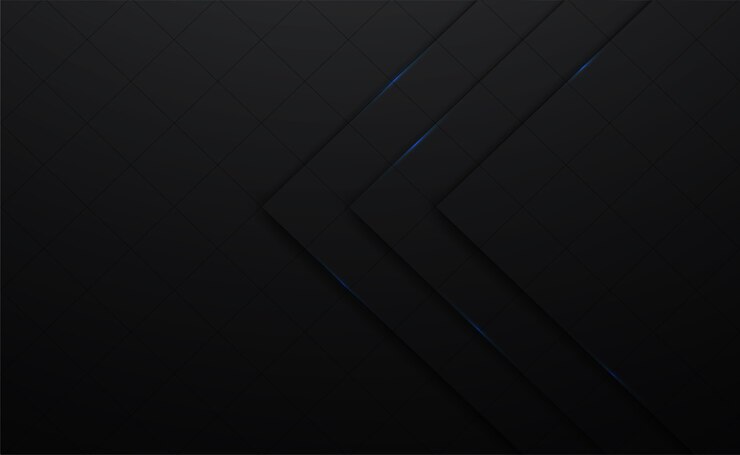 3 d vector preto e fundo quadrado de linha