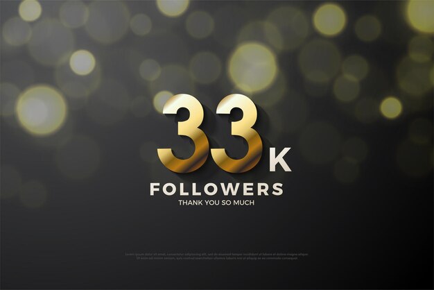 33k seguidores com um número de ouro combinado