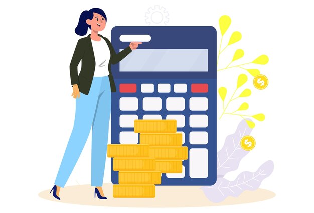 3907 Ilustração do conceito de orçamento