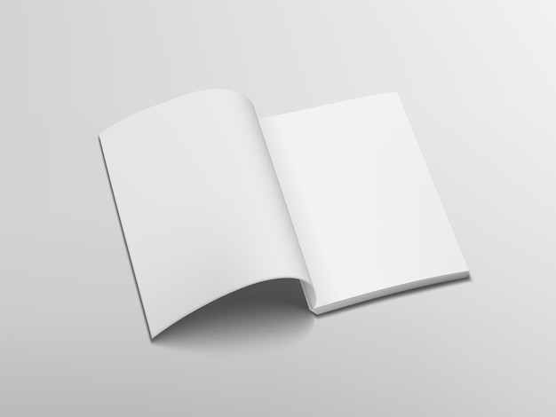 3D Clear Abre Catálogo ou Revista Horizontal