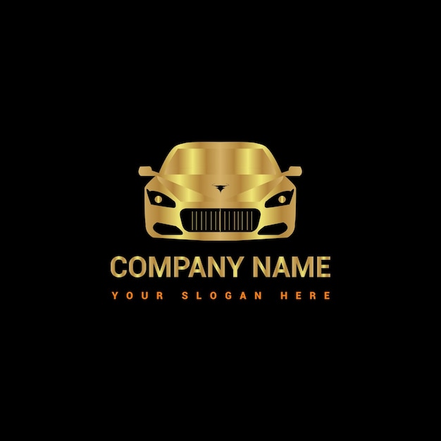 3d-golden-car-logo-vector-sport-car-front-label