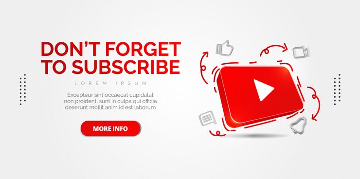 3D ícone do Youtube ilustração conceitual abstrata isolada no branco.