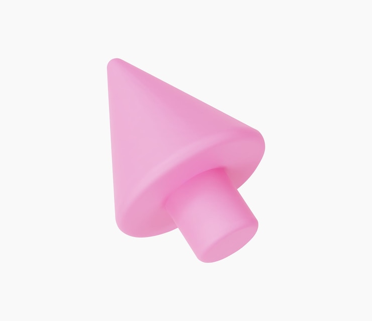 Vetor 3d ilustração vetorial de cursor de mouse realista