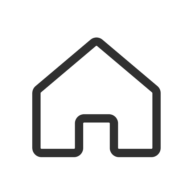 3d página inicial base página principal casa ícone emblema símbolo sinal para ui ux mobile app websi