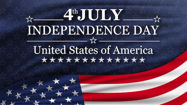 4 de julho fundo do Dia da Independência Feriado nacional dos EUA