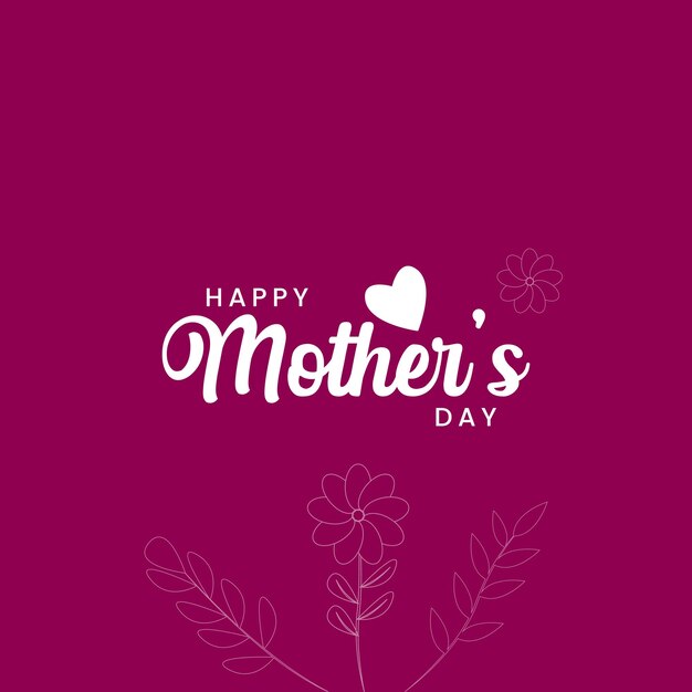 8 de maio Dia das Mães Adequado para folheto de banner de pôster