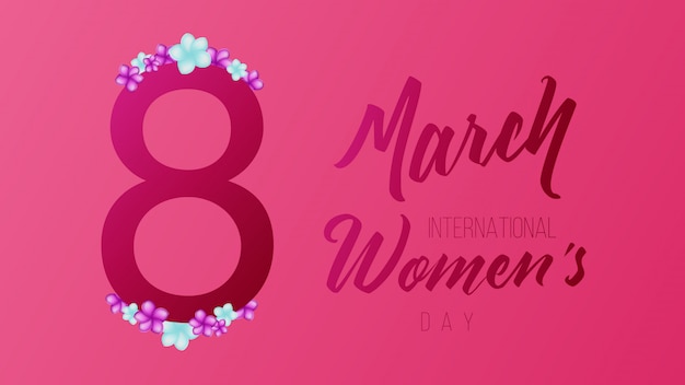 8 de março de fundo de dia internacional da mulher