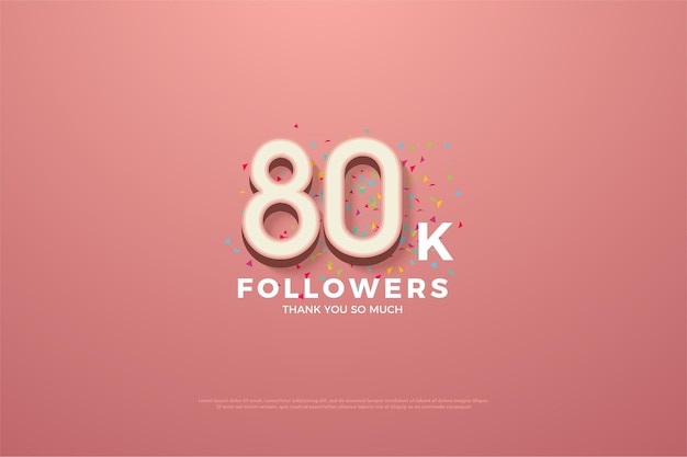 80 mil seguidores com figuras de doodle