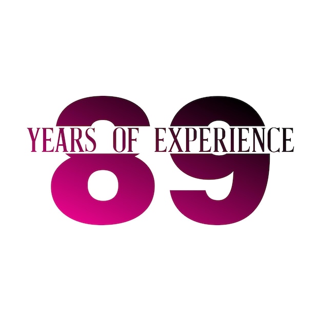 Vetor 89 anos de experiência