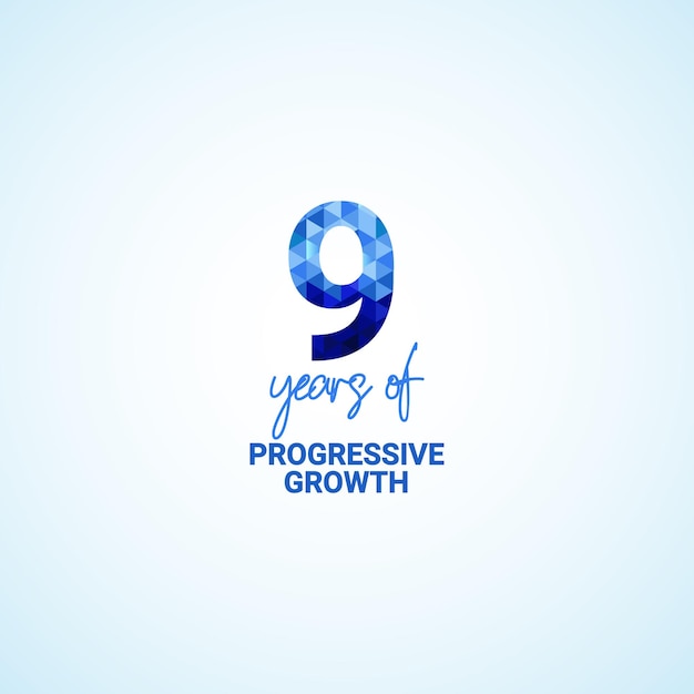 9 anos de crescimento progressivo