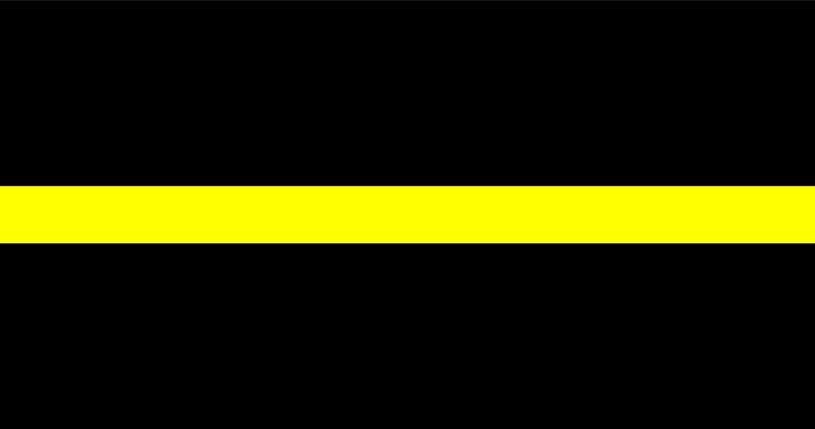 Vetor 911 dispatcher thin gold line ilustração da bandeira dos estados unidos da américa
