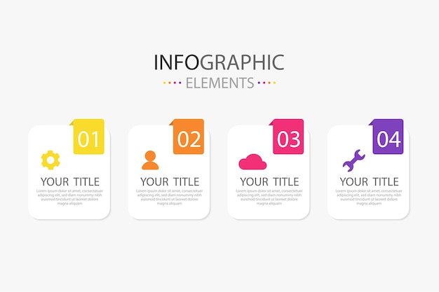 A apresentação de negócios dentro tem ícone de configuração de ícone de nuvem ícone humano e infográfico de ícone fixo