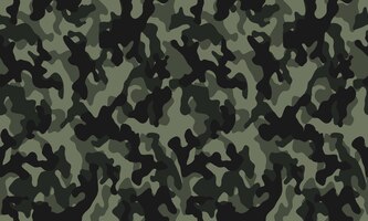 A camuflagem militar de textura repete o fundo padrão vetorial sem costura