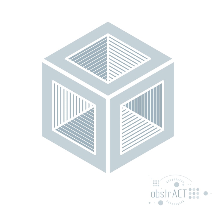 Vetor a composição gráfica artística geométrica moderna do vetor pode ser usada como modelo e layout. fundo técnico abstrato com forma gráfica, hexágono.