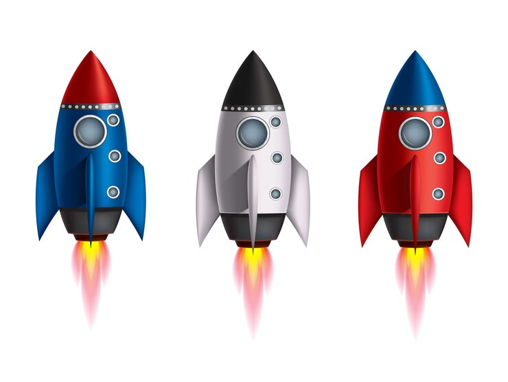 Vetor a ilustração da nave espacial