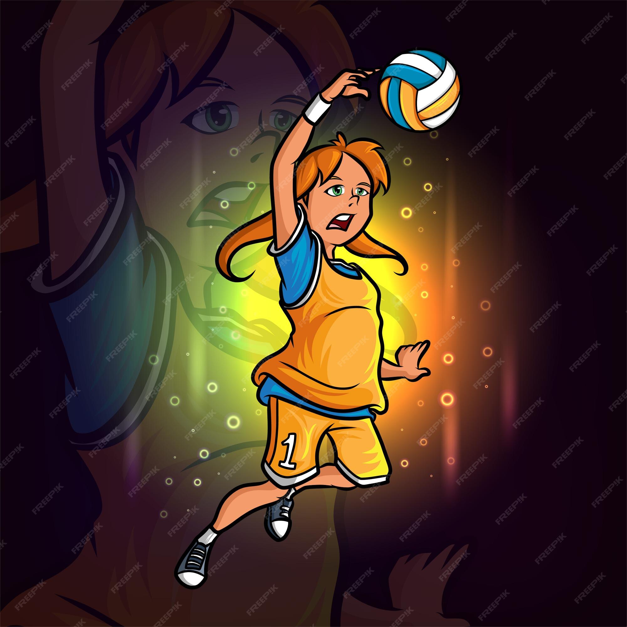 Shimizu  Desenho de vôlei, Desenhos esportes, Vôlei feminino