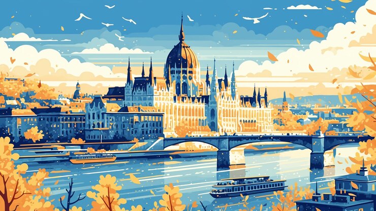 Vetor a rica herança cultural de budapeste