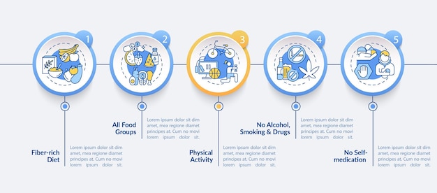 A saúde do fígado precisa de um modelo de infográfico. todos os grupos de alimentos, sem elementos de design de apresentação de drogas.